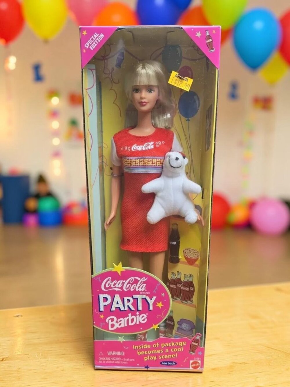 Coca Cola Barbie Party Doll 1998 Special Edition